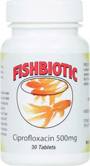 Fishbiotic - Ciprofloxacin - 500mg (30 Count).  No prescription required.