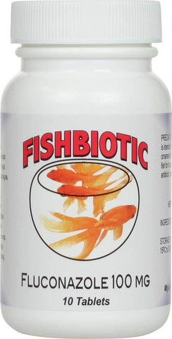 Fishbiotic - Fluconazole - 100mg (10 Count).  No prescription required.